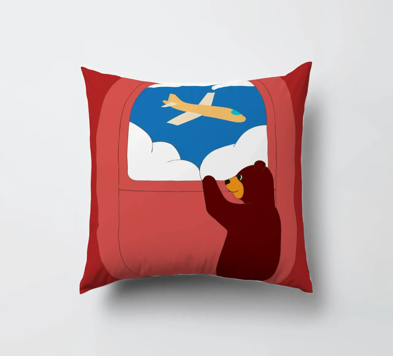 Orso su un aereo cuscino da OUR SHOP
