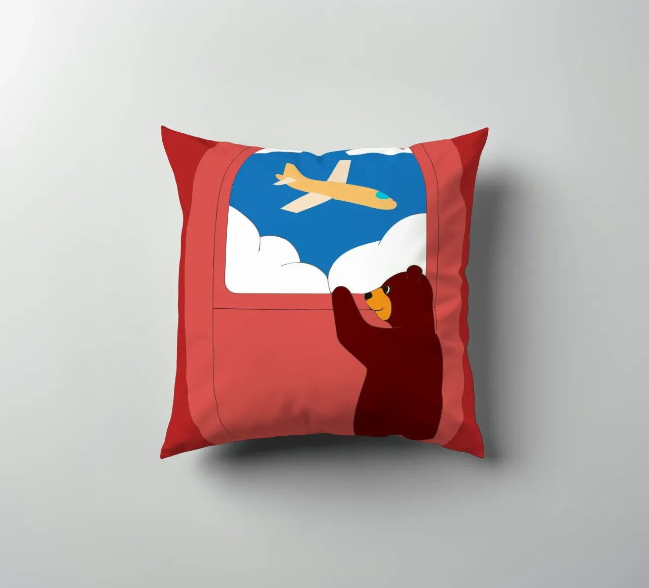 Orso su un aereo cuscino da OUR SHOP