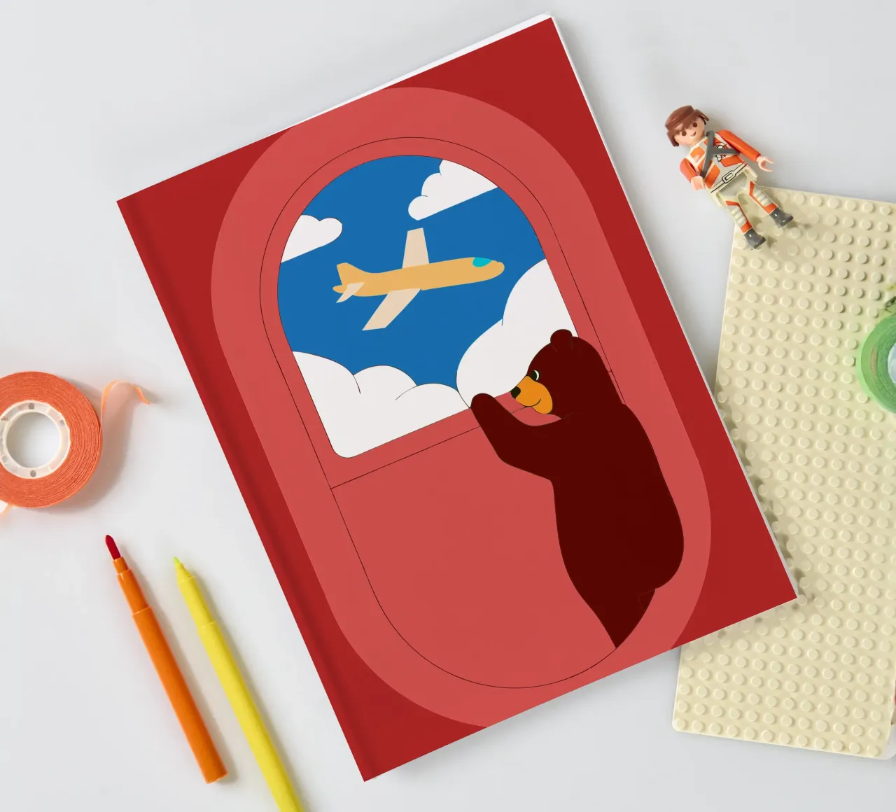 Orso su un aereo diario da OUR SHOP