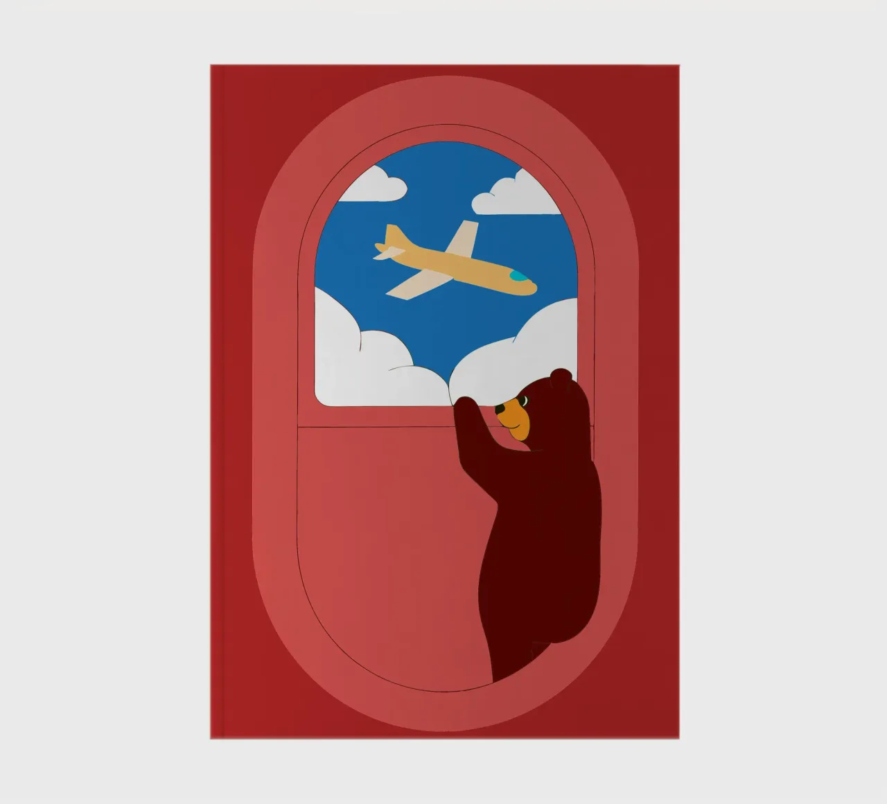 Orso su un aereo diario da OUR SHOP