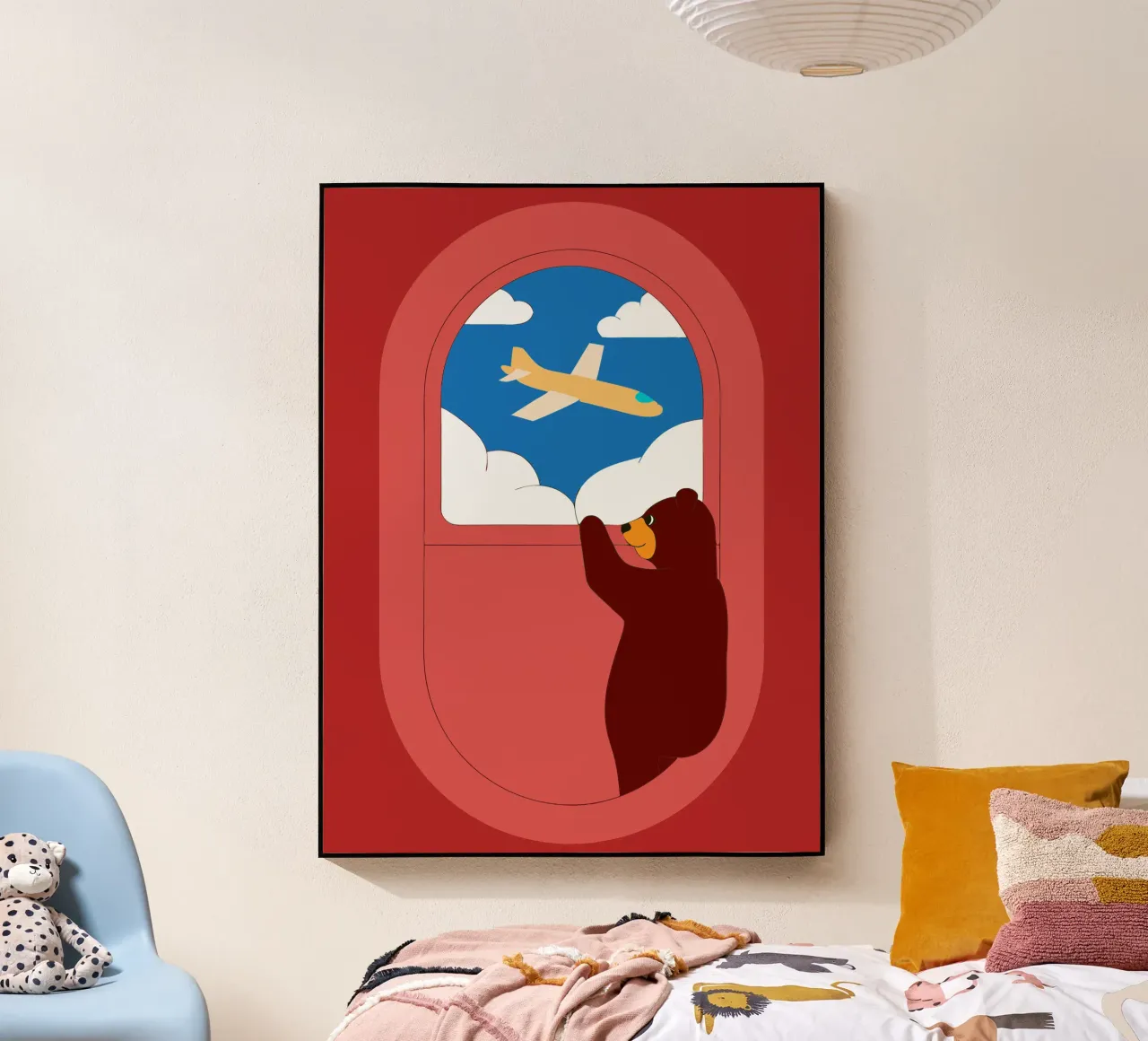 Orso su un aereo plexiglass da OUR SHOP