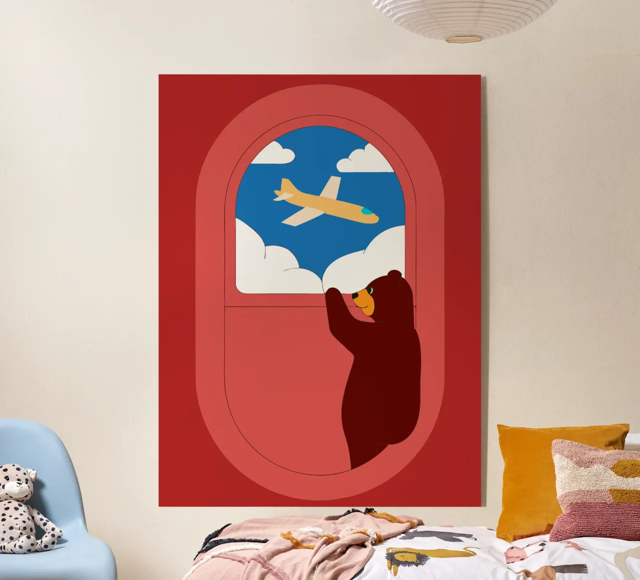 Orso su un aereo plexiglass da OUR SHOP