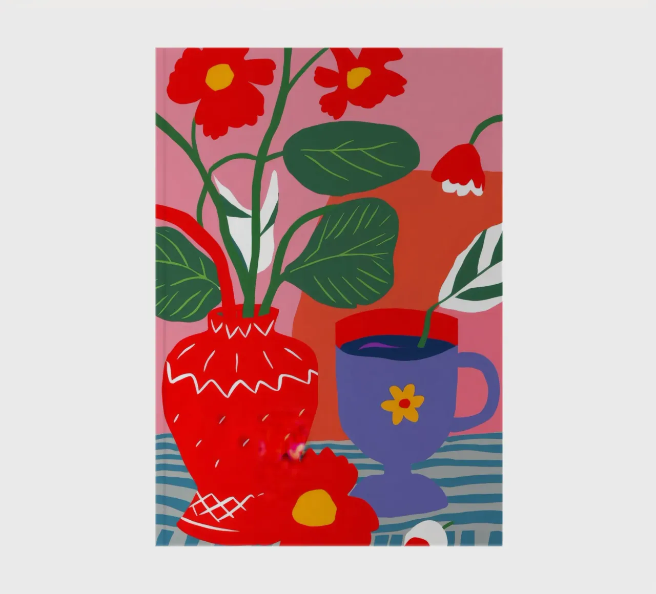 Crimson Table Zest notebook by Lumi Eyes