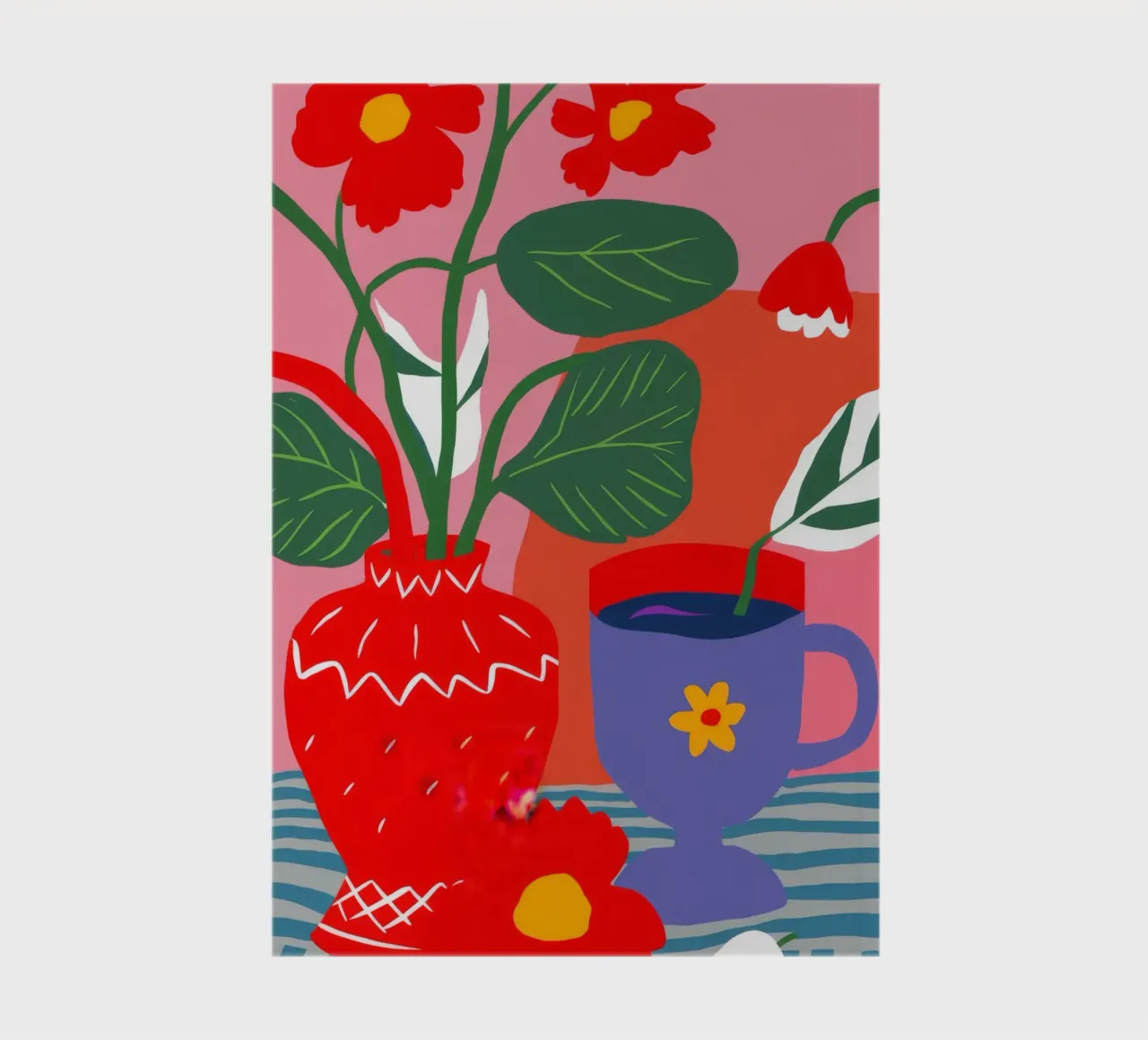 Crimson Table Zest notebook by Lumi Eyes