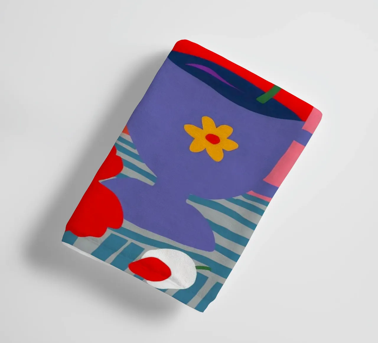 Crimson Table Zest towel by Lumi Eyes