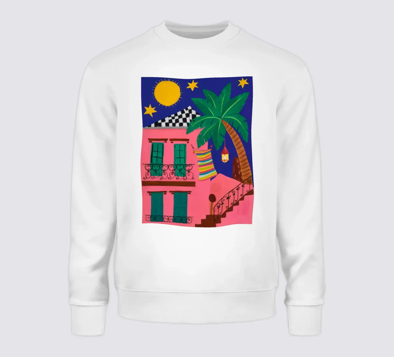 Sterrenroze trap sweatshirt van Lumi Eyes