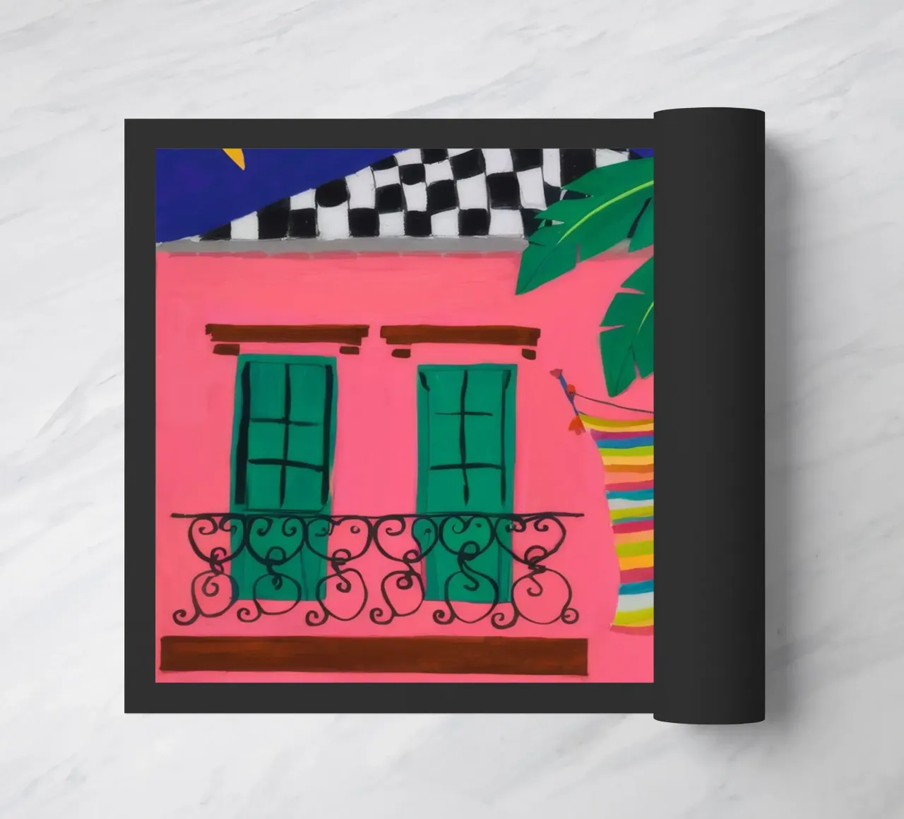 Scala rosa stellata zerbino da Lumi Eyes