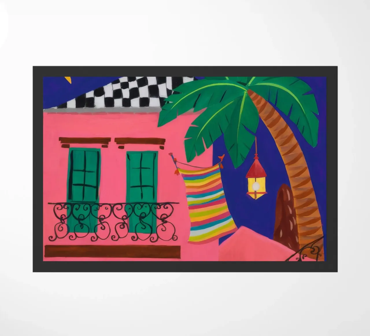 Scala rosa stellata zerbino da Lumi Eyes