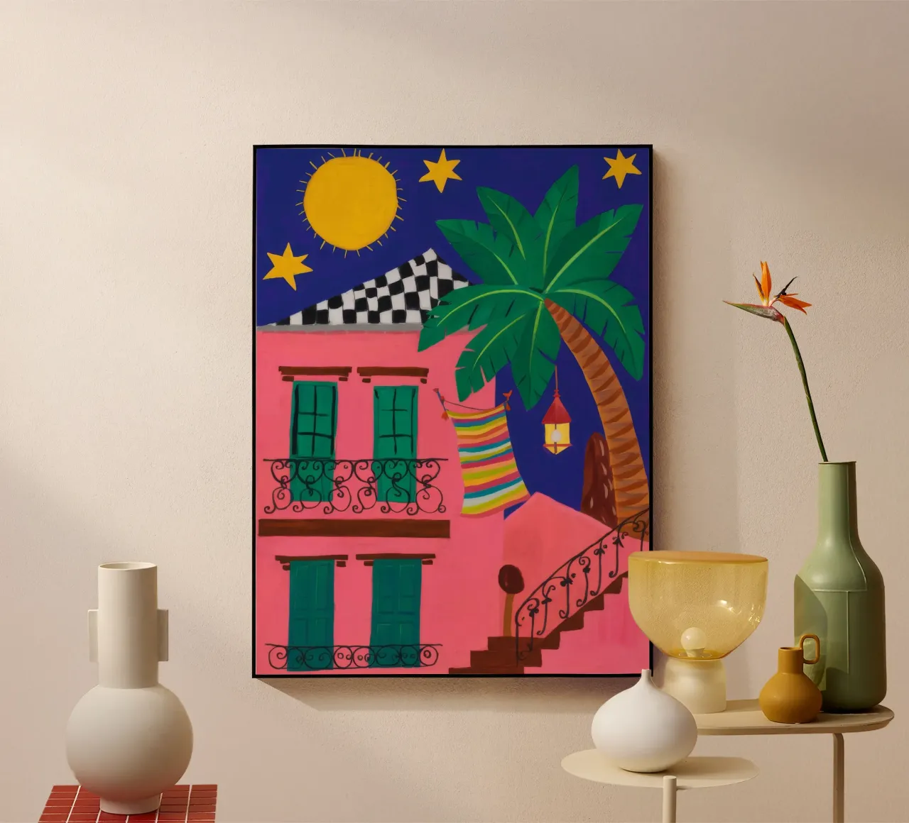 Scala rosa stellata plexiglass da Lumi Eyes