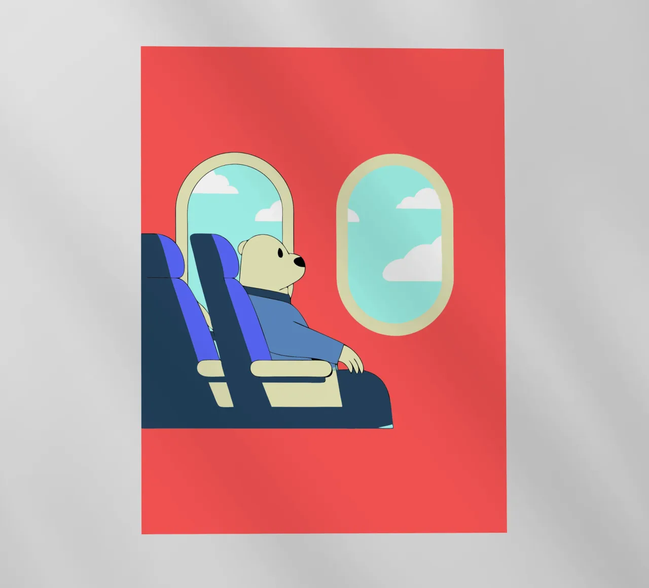 L'orso getta la spazzatura pellicola backlit da OUR SHOP