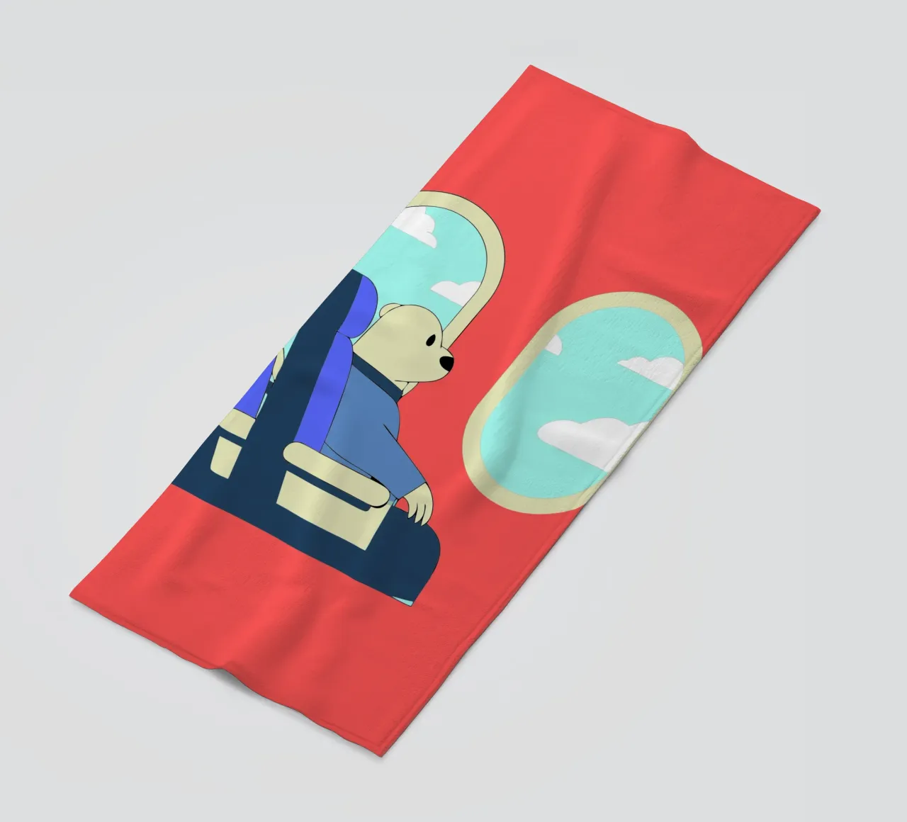 Bear Throws Trash telo mare da OUR SHOP