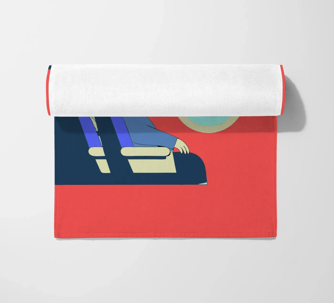 Bear Throws Trash serviette de plage de OUR SHOP