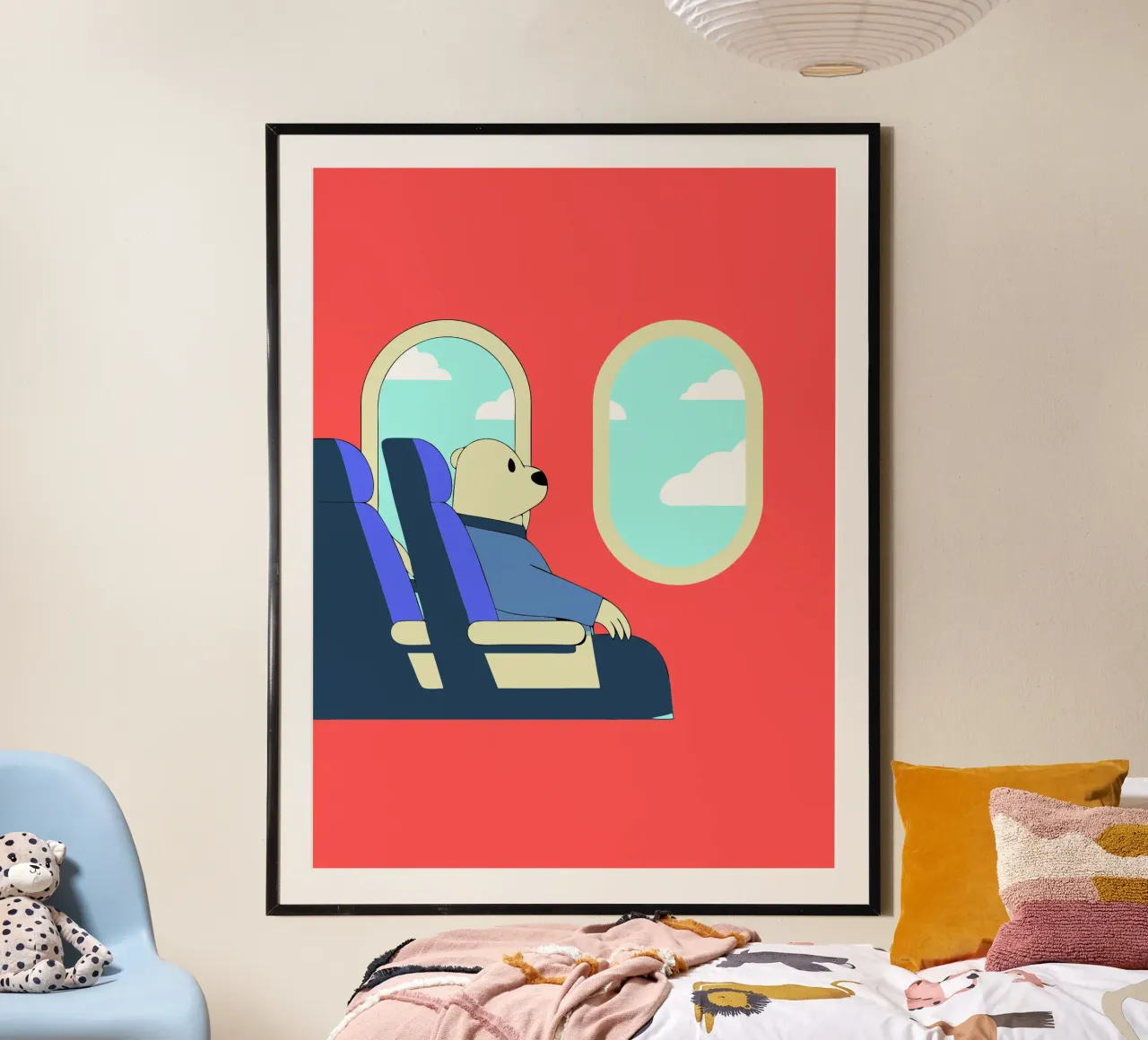 L'orso getta la spazzatura poster da OUR SHOP