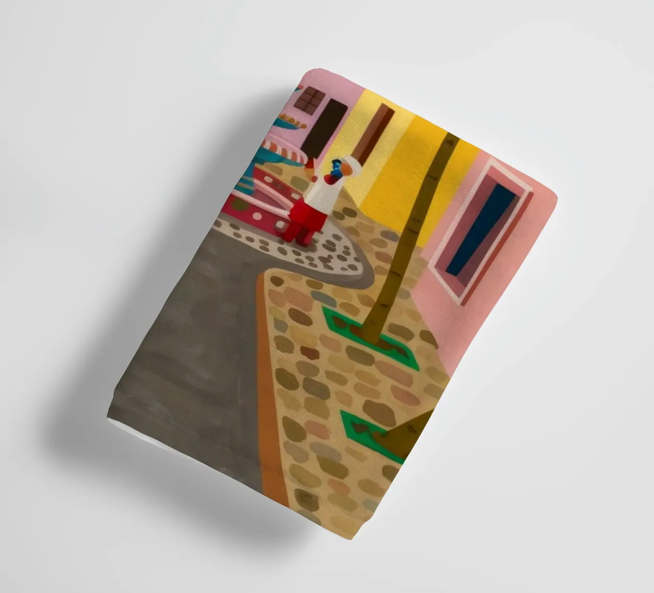 Cobbled Path Bloom towel by Lumi Eyes