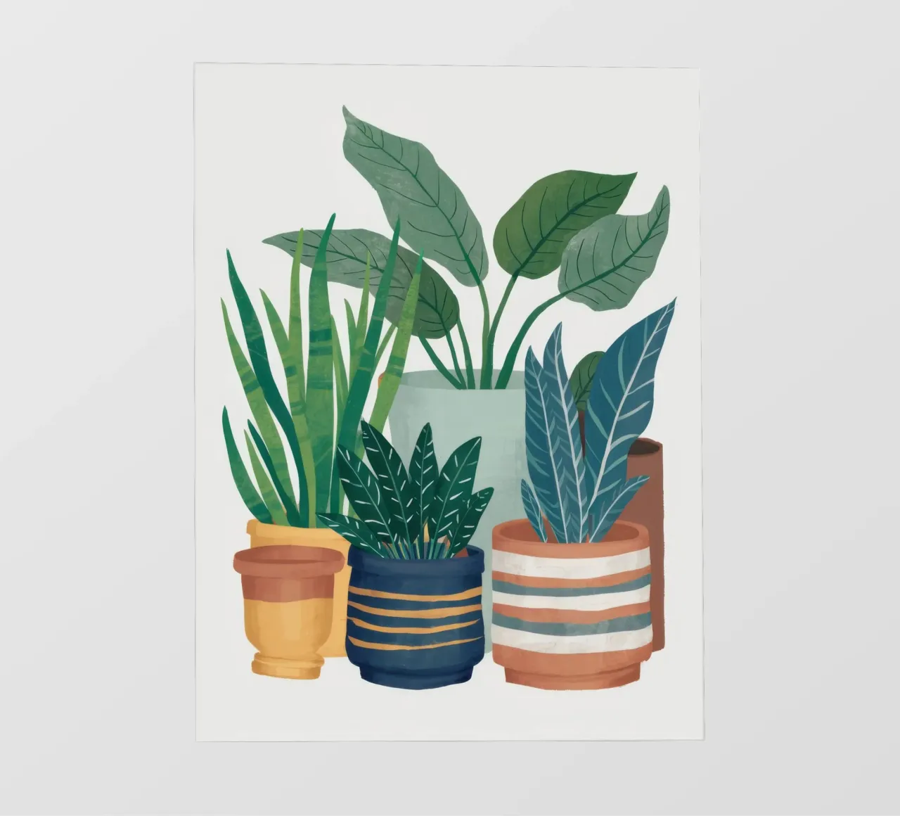 Potted Green Harmony pvc cover by Lumi Eyes