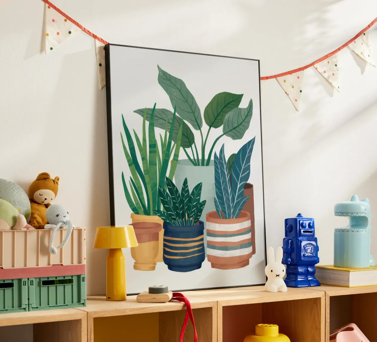 Potted Green Harmony forex plate by Lumi Eyes