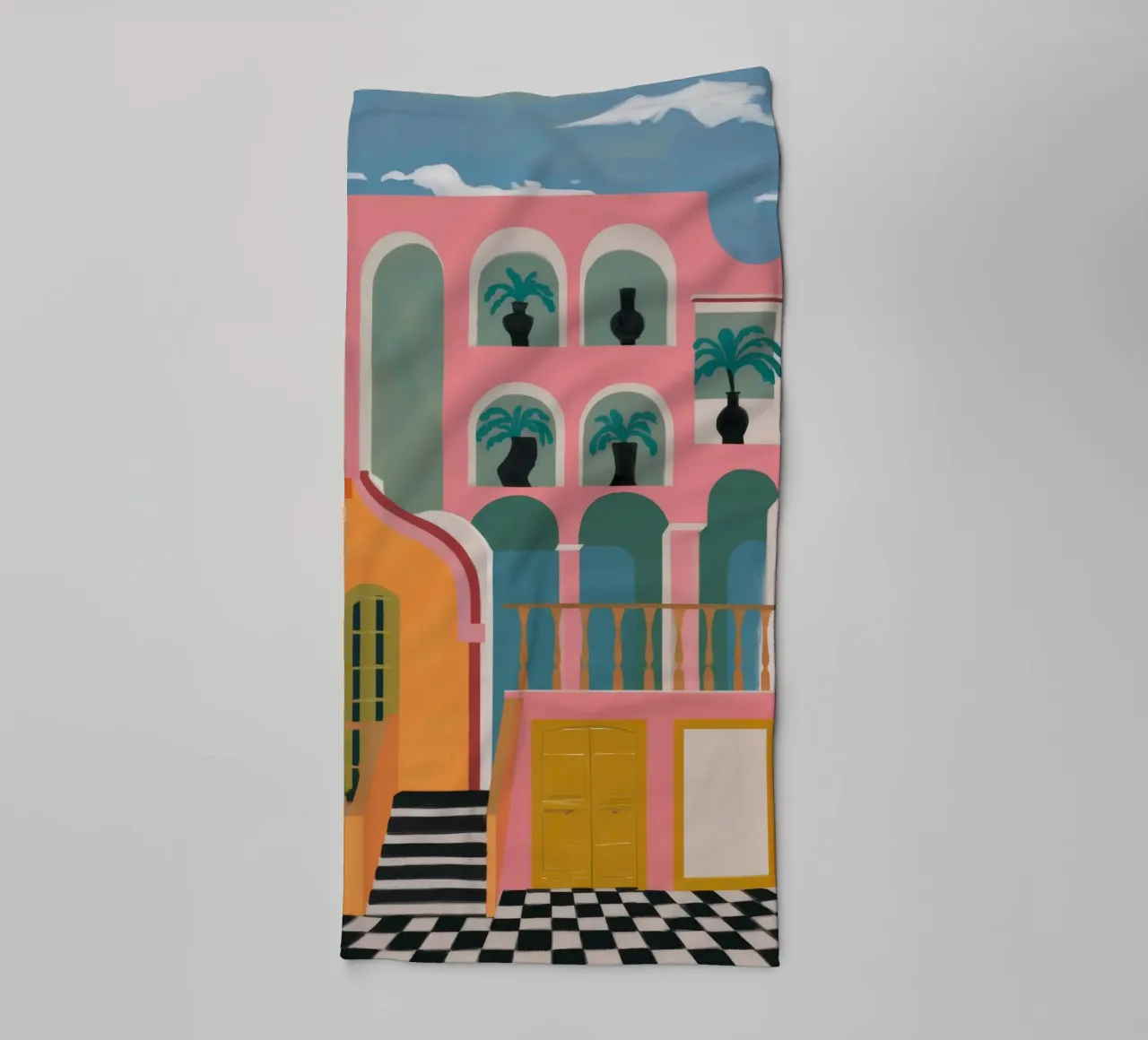 Carnival Facade Maze towel by Stone Patina