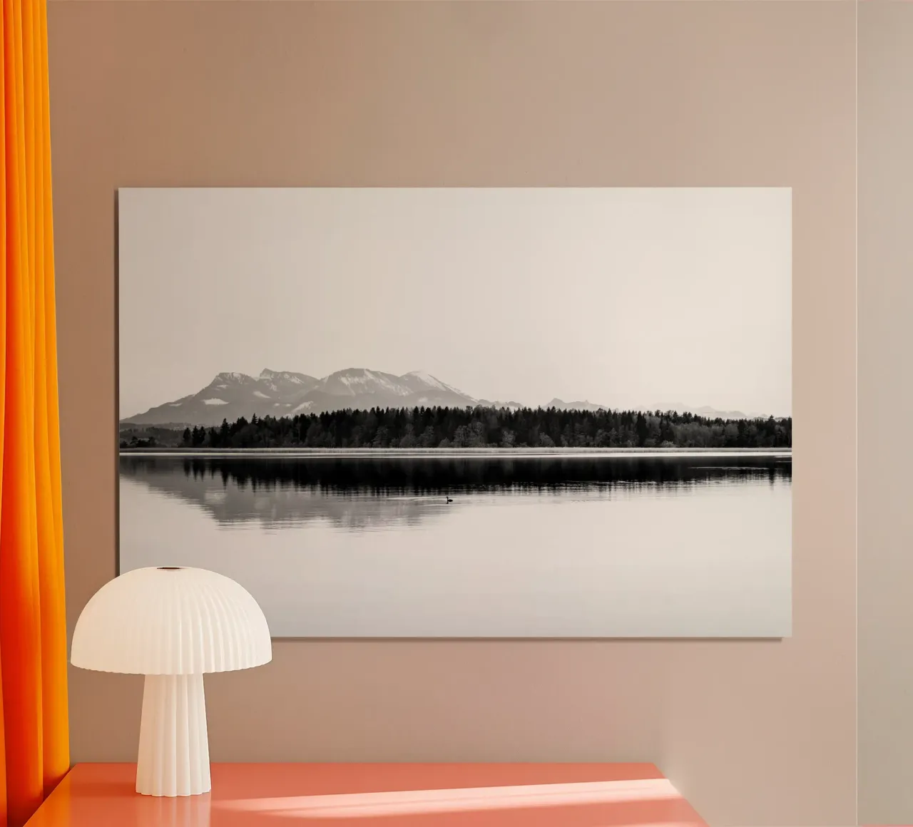 Reflections on Lake Chiemsee hahnemühle by 5ecken