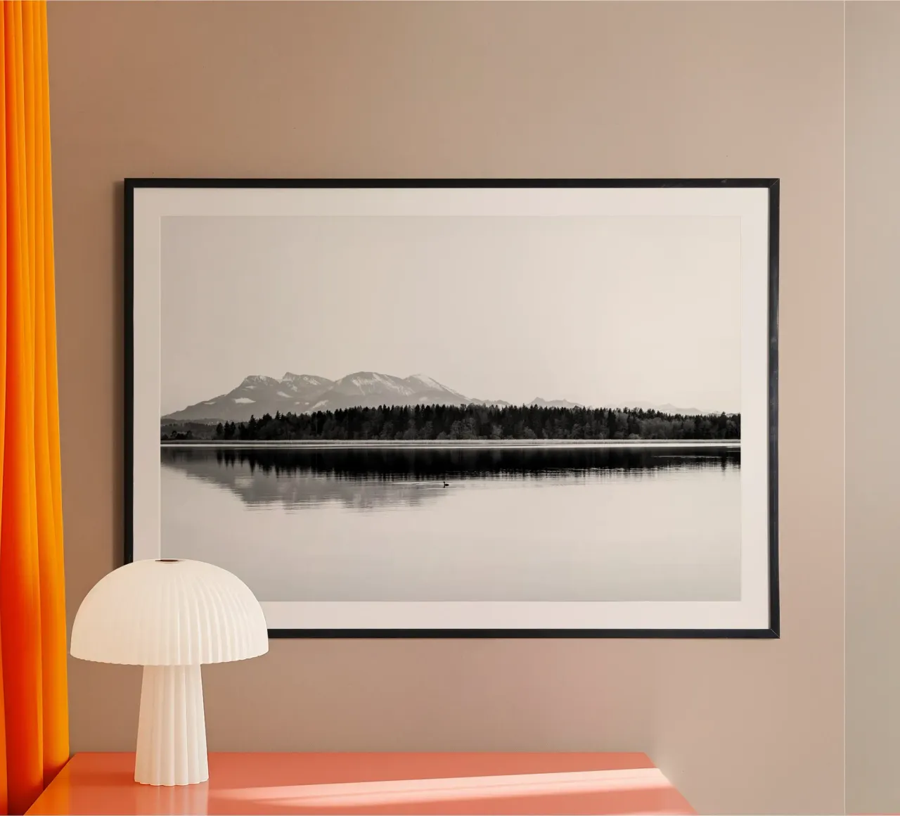 Reflections on Lake Chiemsee hahnemühle by 5ecken
