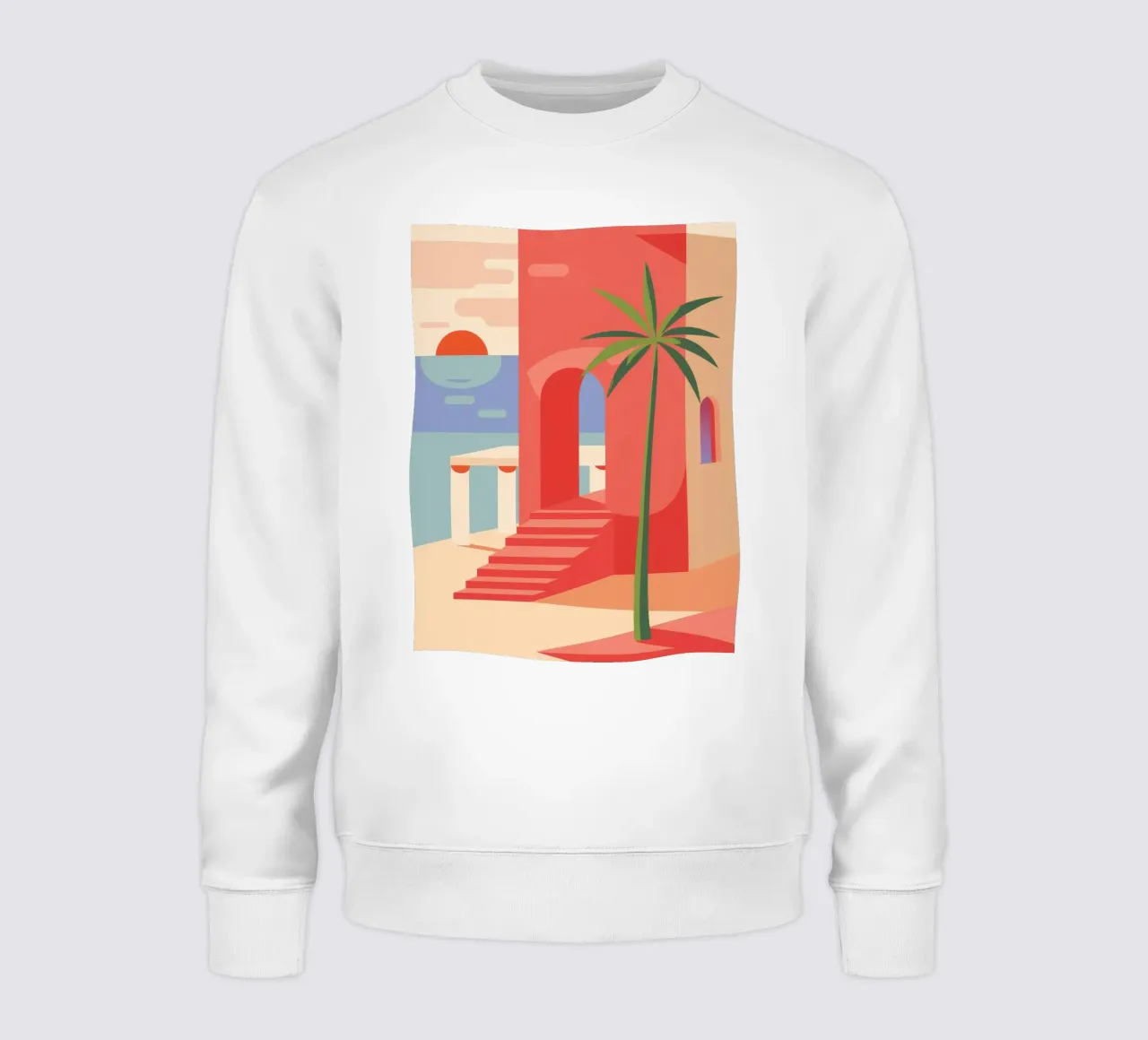 Scala del tramonto Vista felpa da Stone Patina