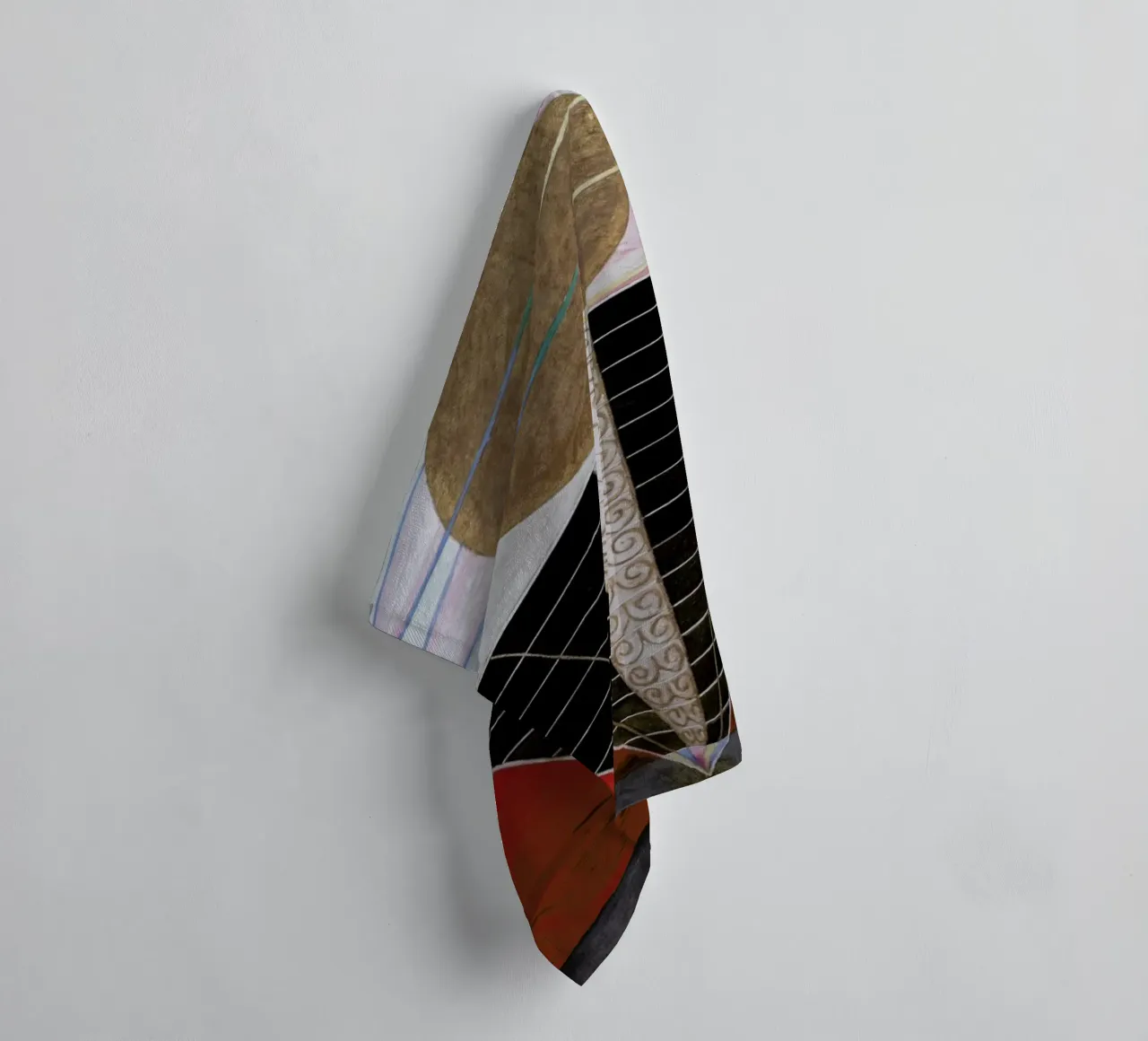 Hilma af Klint - Altarpiece, No. 2 III asciugamano da bagno da Vintage by JUNIQE