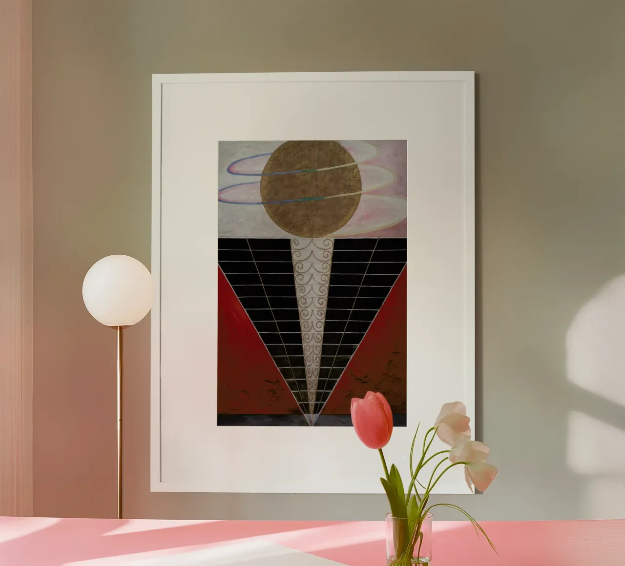 Hilma af Klint - Altarpiece, No. 2 III carta hahnemühle da Vintage by JUNIQE