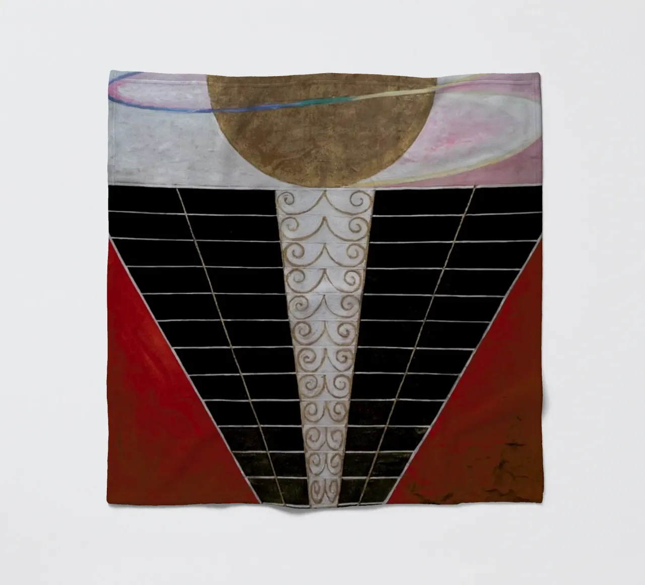 Hilma af Klint - Altarpiece, No. 2 III coperta in pile da Vintage by JUNIQE
