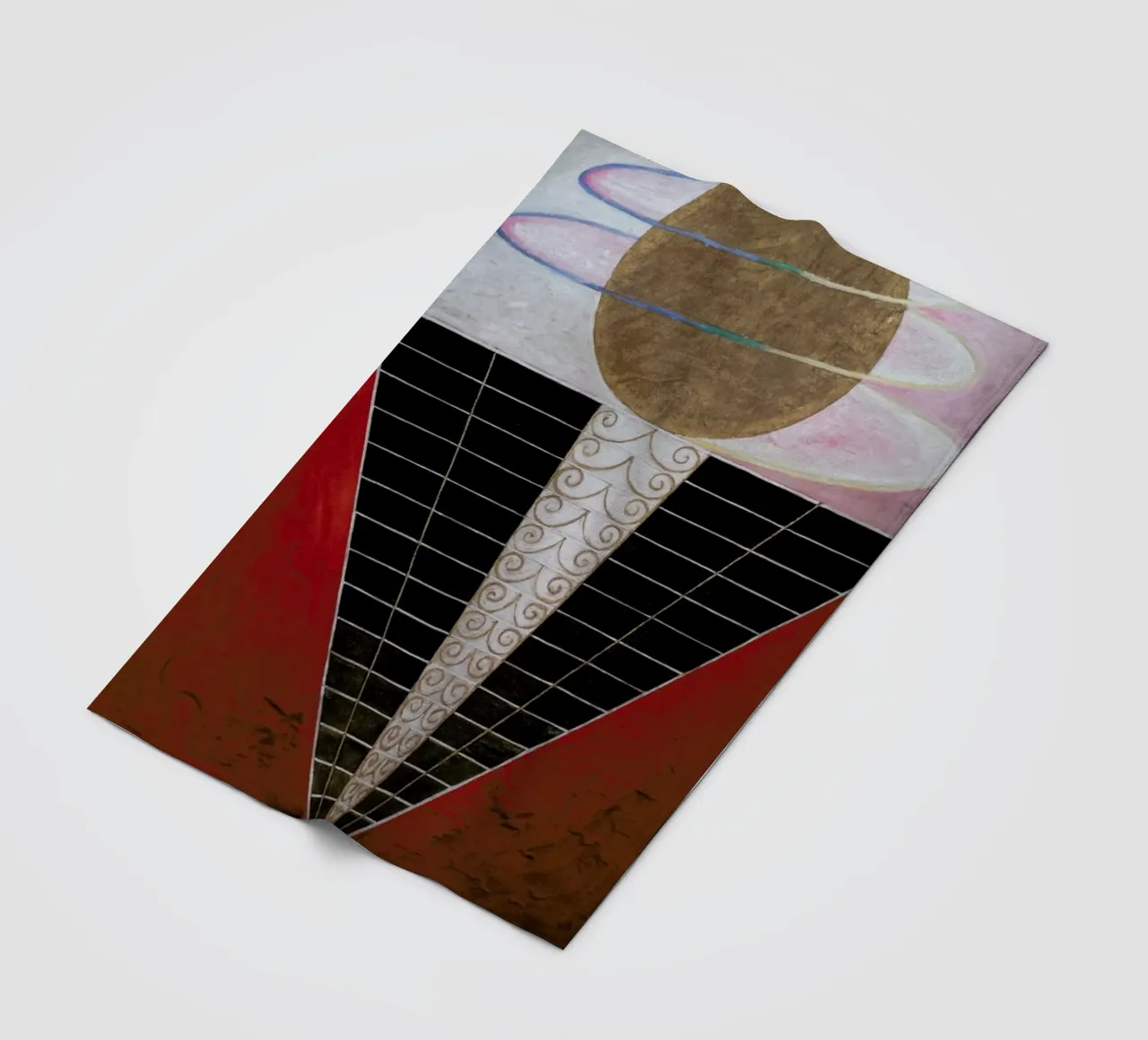 Hilma af Klint - Altarpiece, No. 2 III coperta in pile da Vintage by JUNIQE