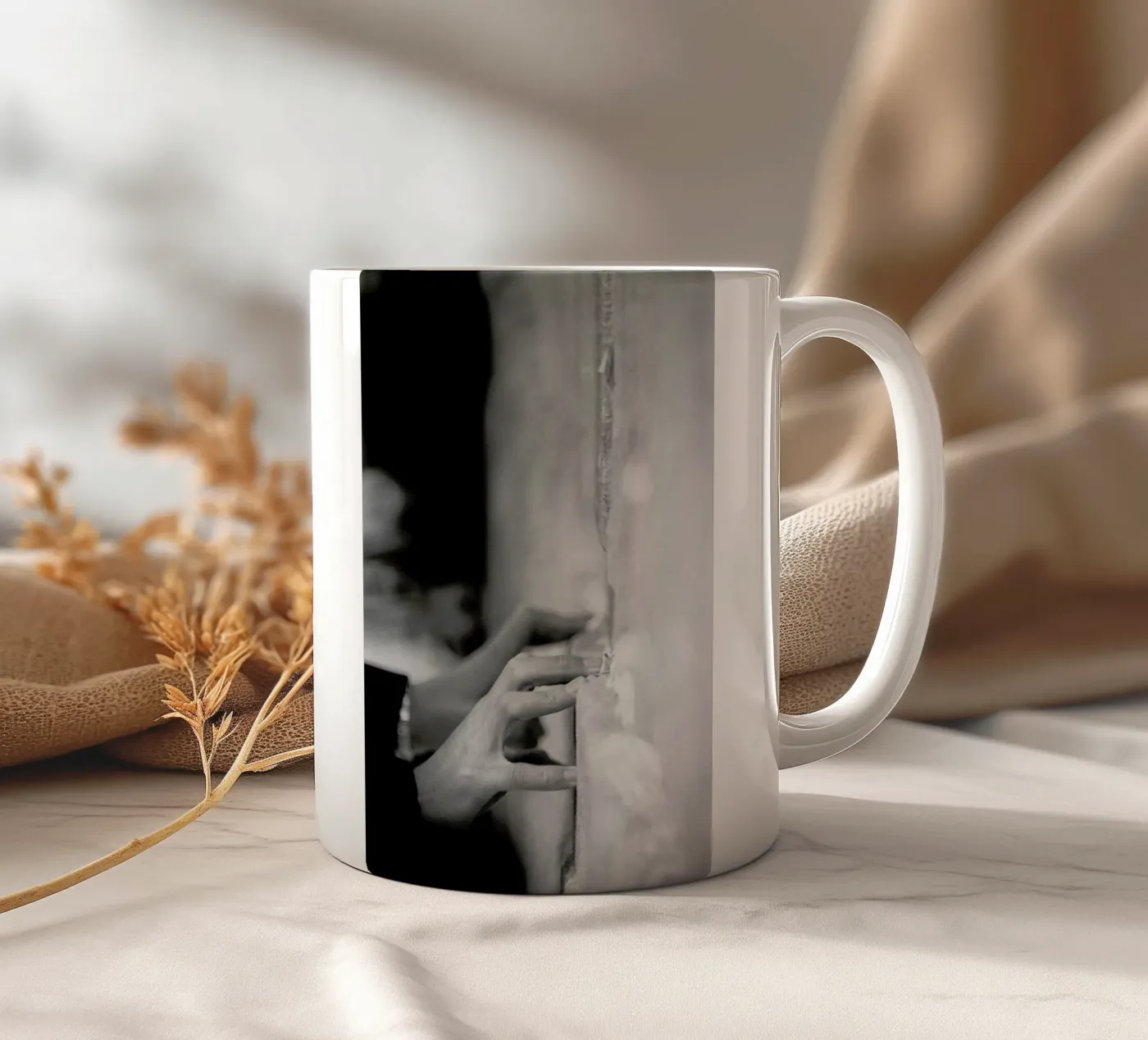 Prayer ceramic mug by Tal Paz-Fridman