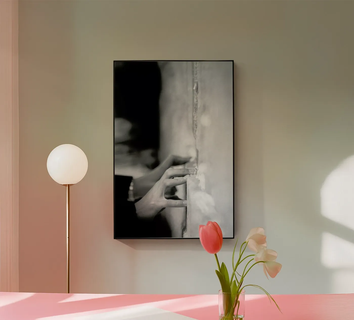 Prayer acrylic glass by Tal Paz-Fridman