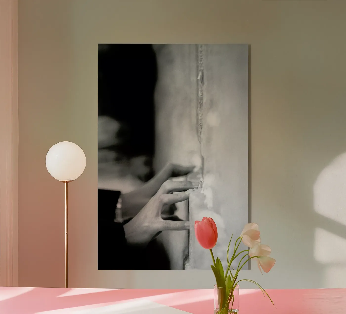 Prayer acrylic glass by Tal Paz-Fridman