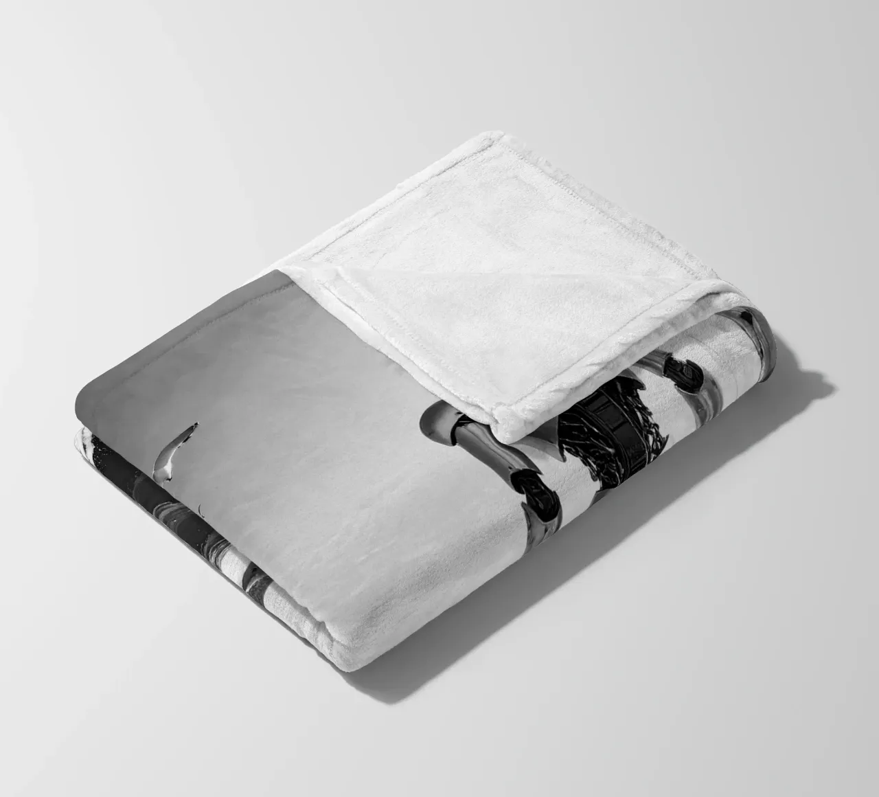 Robot sur un voilier. Noir et blanc. coperta in pile da Thierry vobmann photography