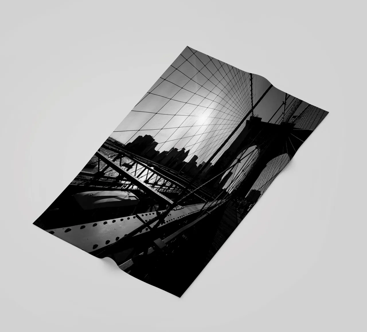 Brooklyn Bridge telo mare da Flo Klein