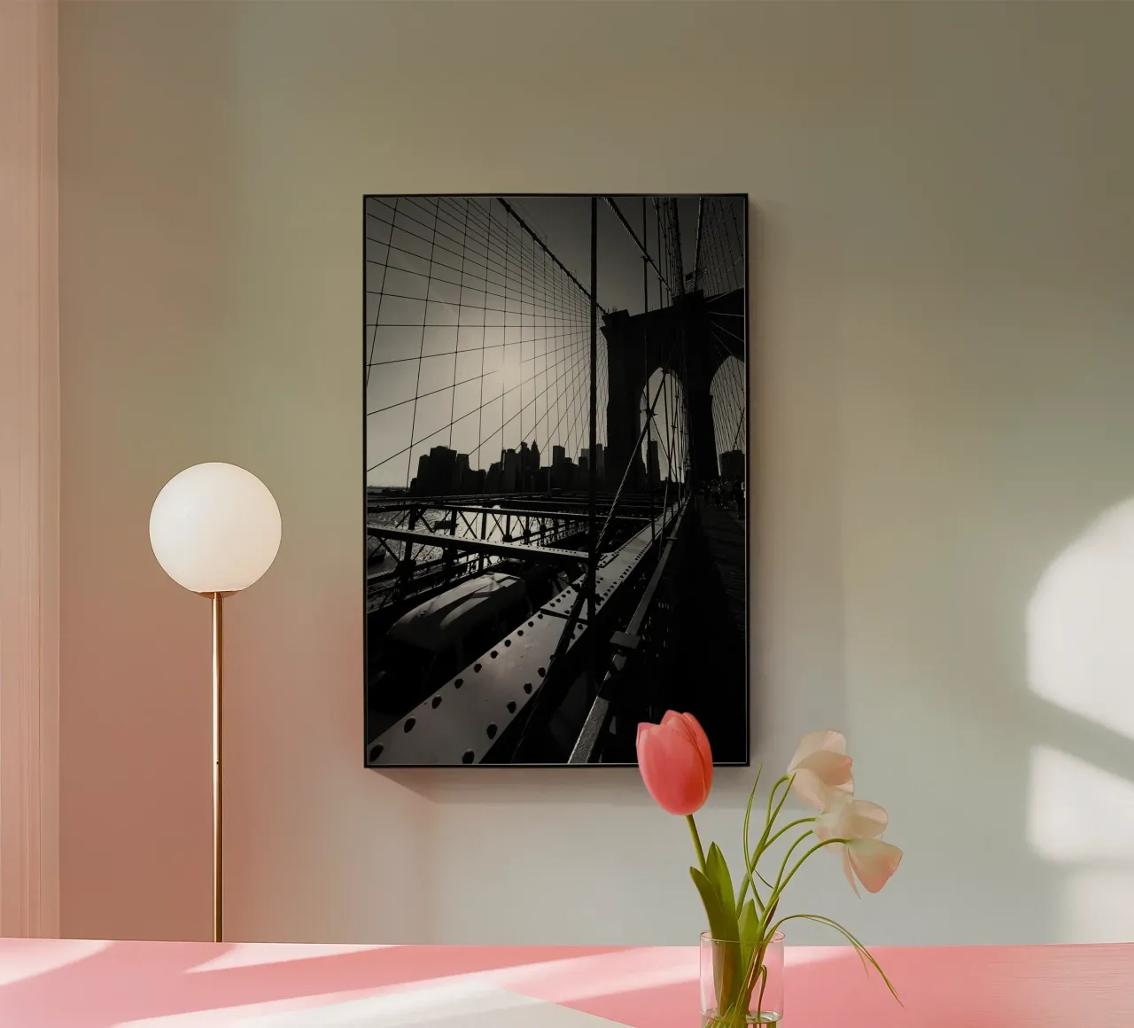 Brooklyn Bridge plexiglass da Flo Klein