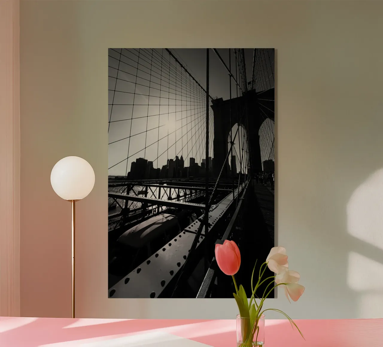 Brooklyn Bridge plexiglass da Flo Klein