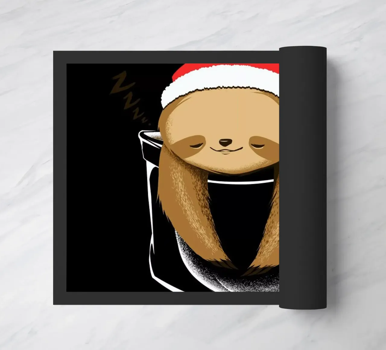 Sloth In A Pocket Xmas Black zerbino da Tobe Fonseca
