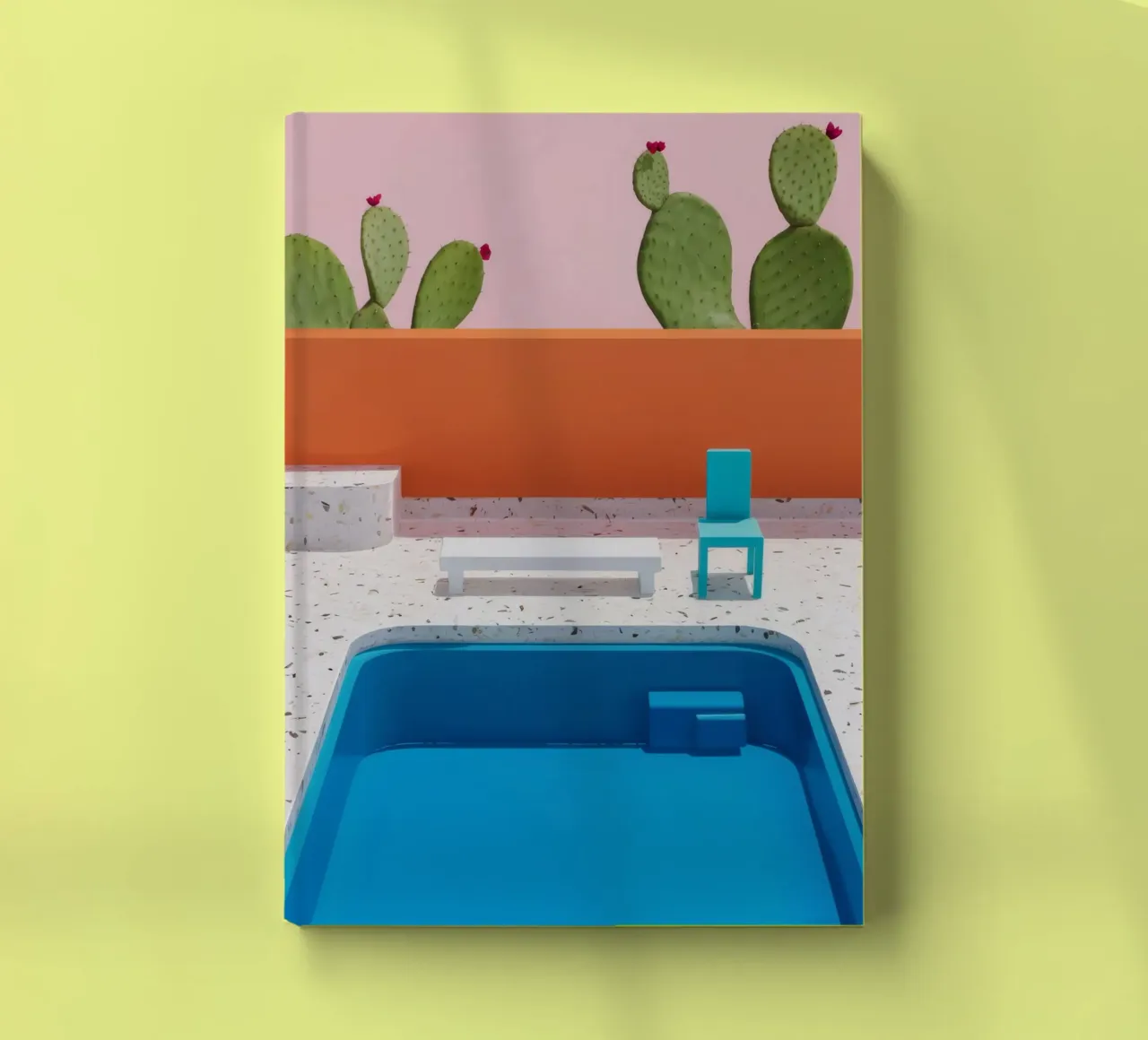 Azure Pool Stillness notebook by Stone Patina