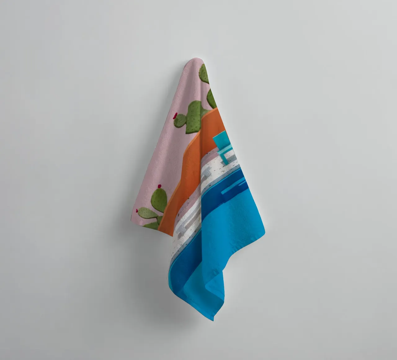 Azure Pool Stillness towel by Stone Patina