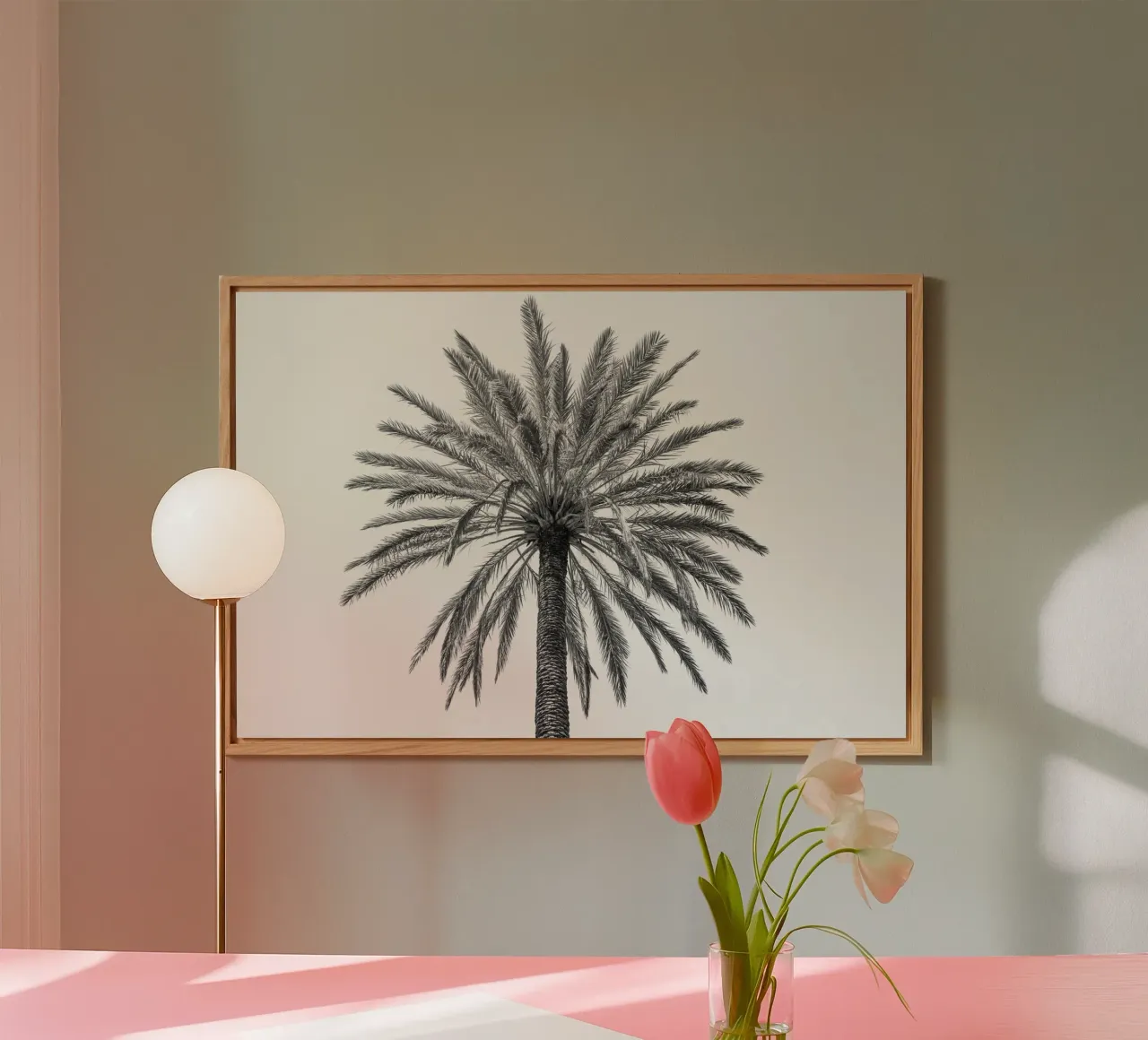 Palm tree in Italy alluminio dibond da photolovers