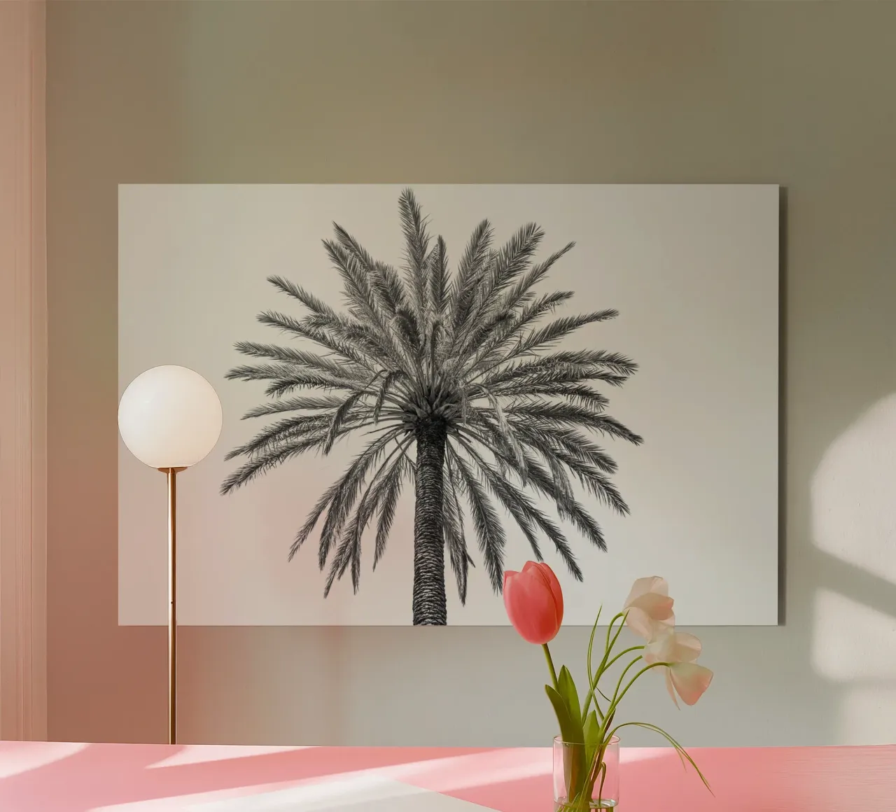 Palm tree in Italy alluminio dibond da photolovers