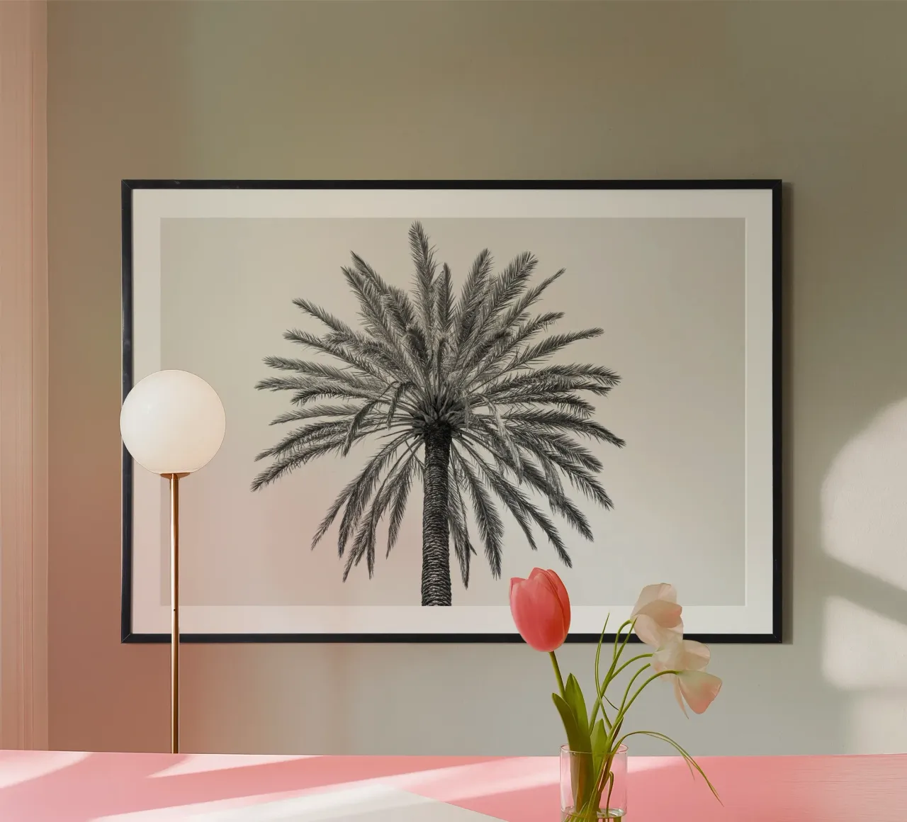 Palm tree in Italy carta hahnemühle da photolovers