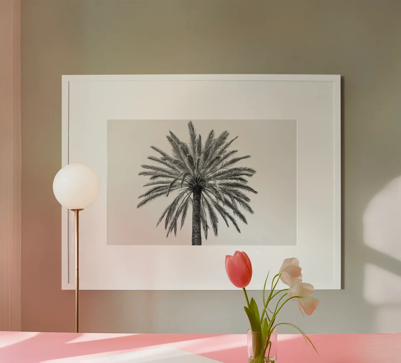 Palm tree in Italy carta hahnemühle da photolovers