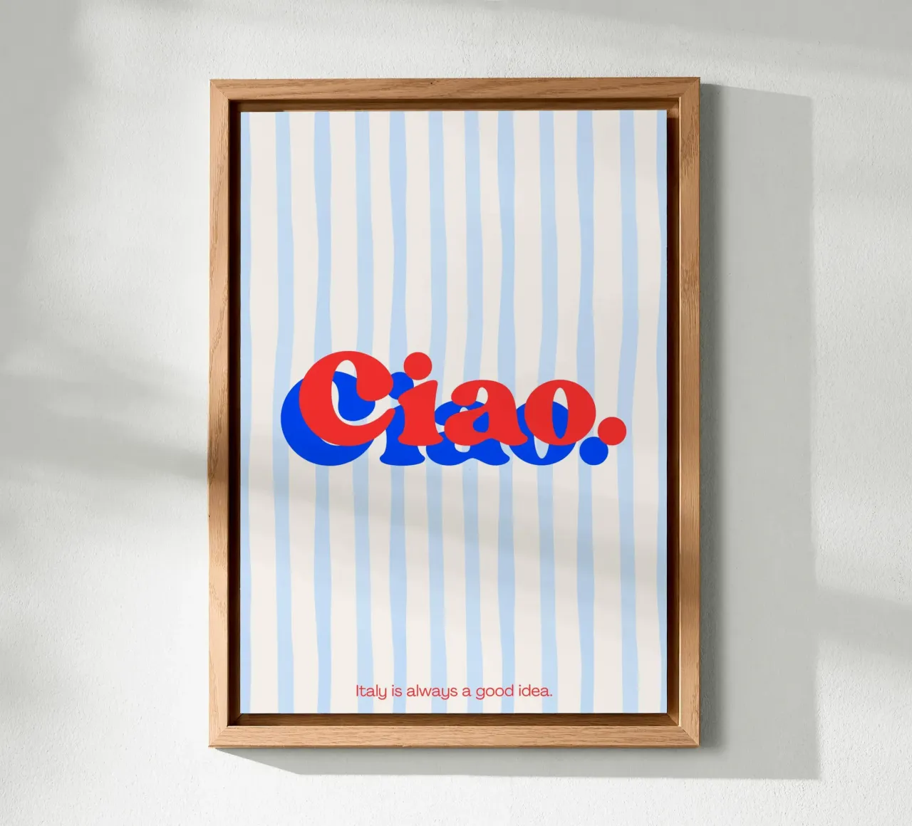Ciao Italia alluminio dibond da Roamance Studio