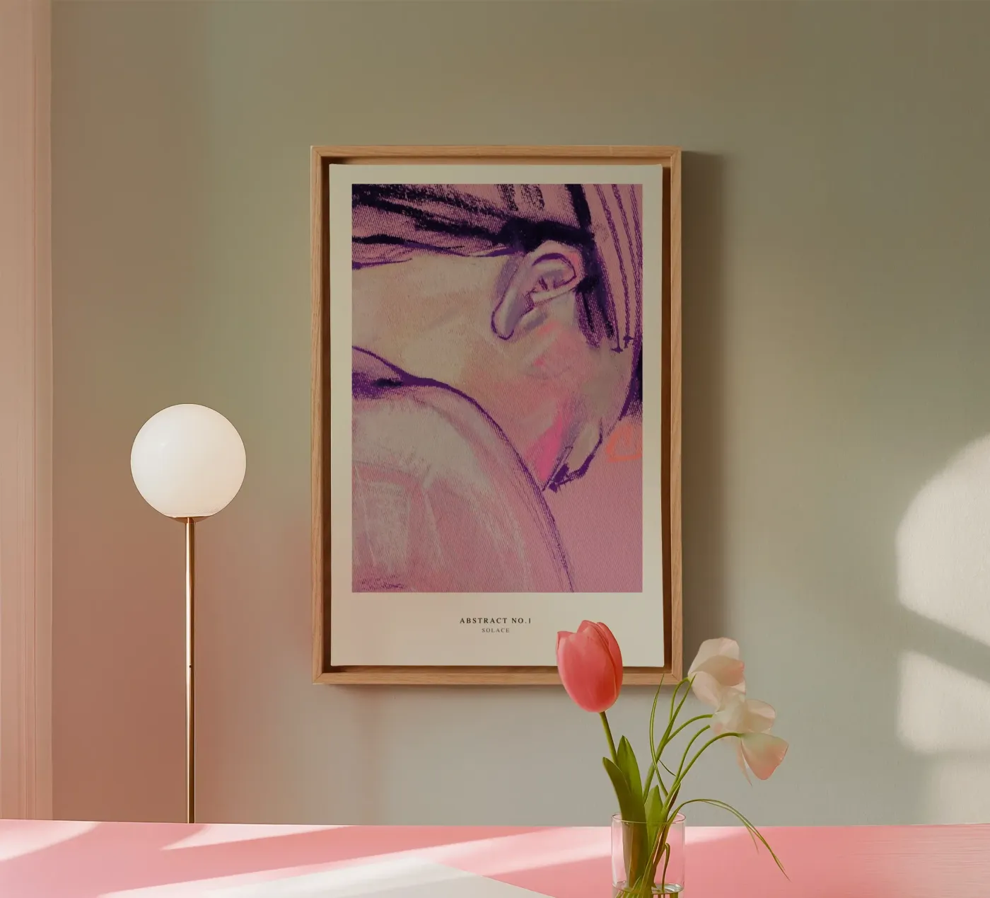 Solace Leinwand von Graphite