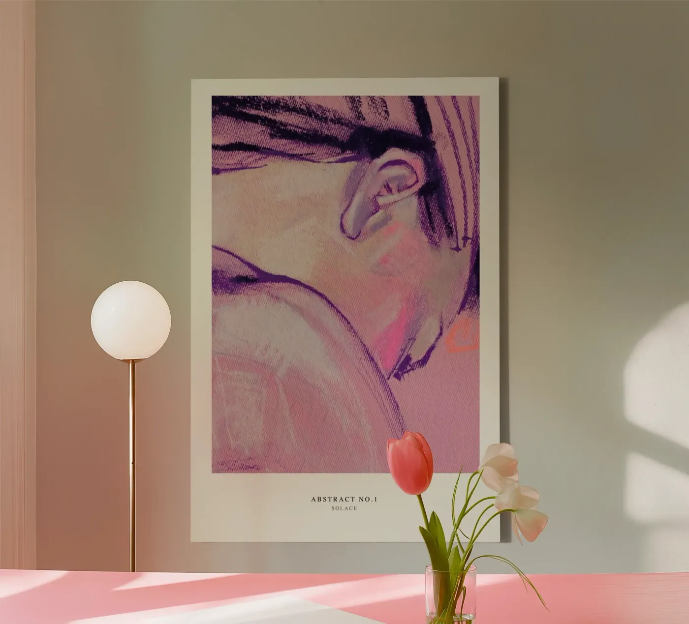 Solace Leinwand von Graphite