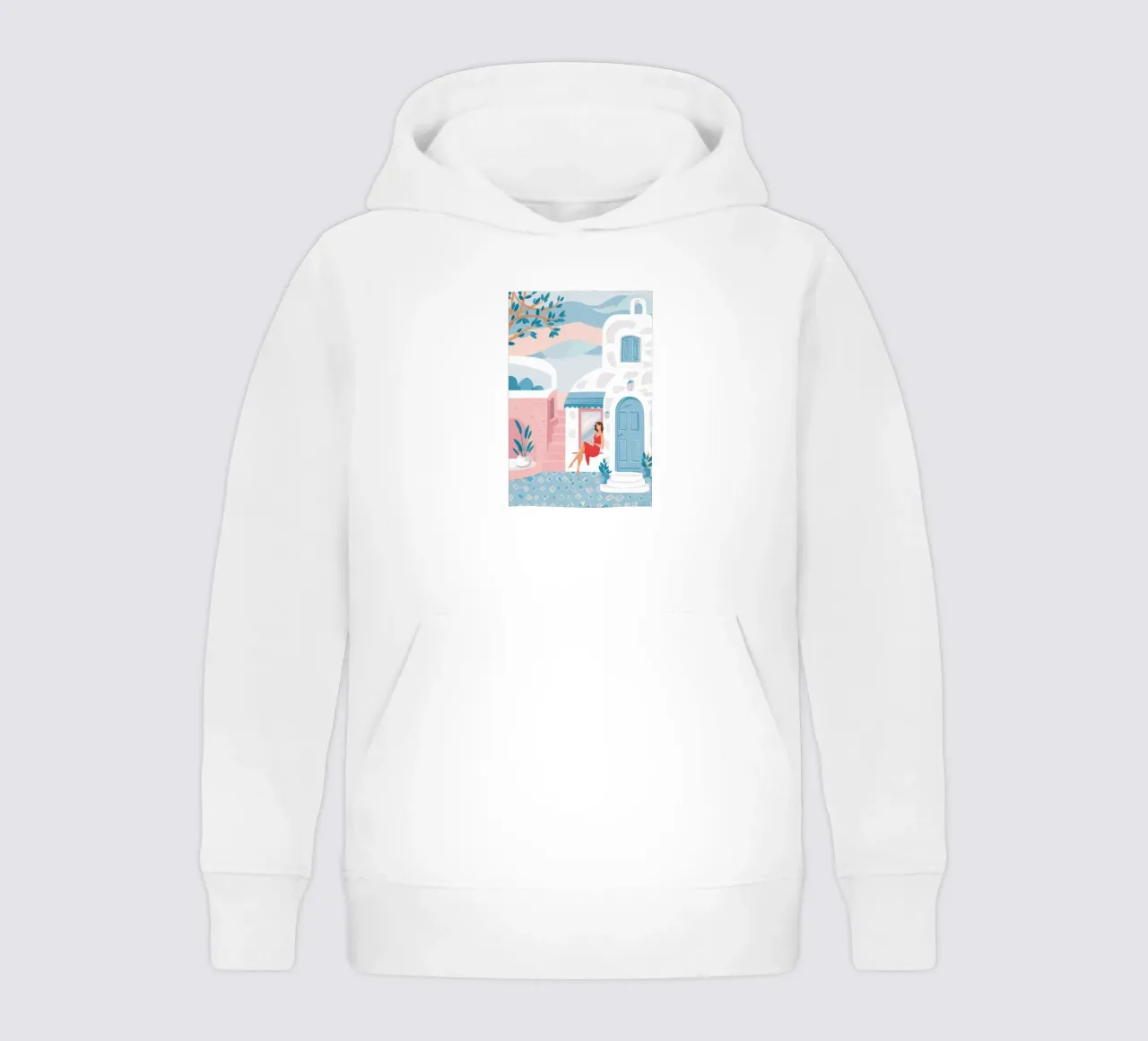 Porte céruléenne Repose sweat à capuche enfant de Stone Patina