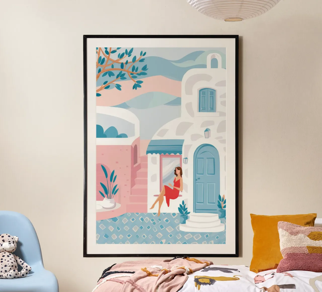 Cerulean Türöffnung Ruhe Poster von Stone Patina