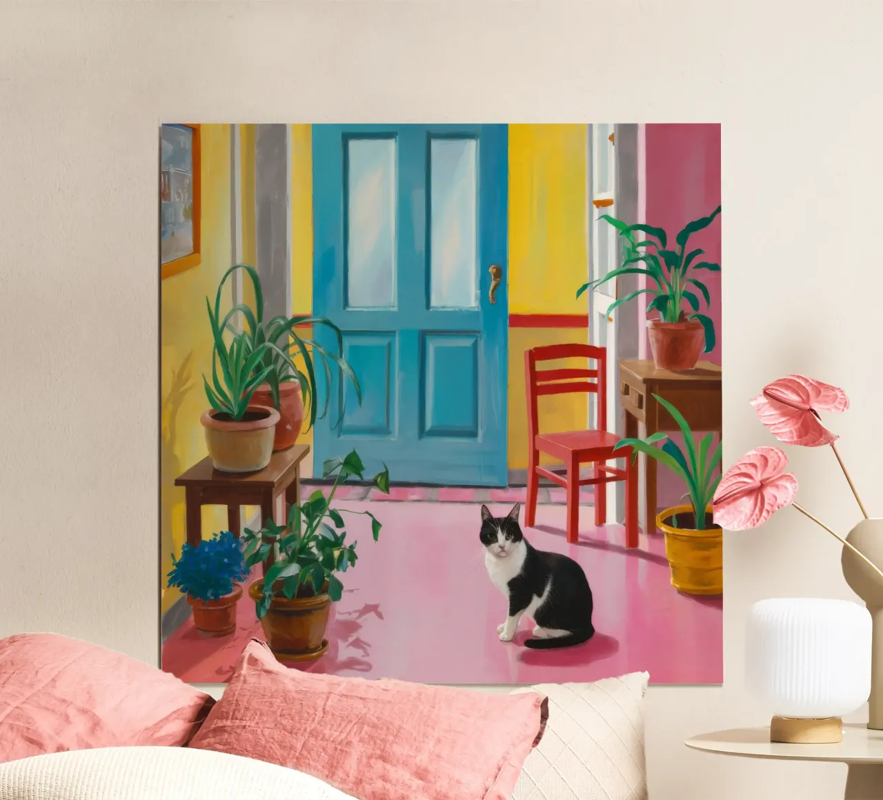 Sonnellino per gatti stravaganti poster da Chroma Haven