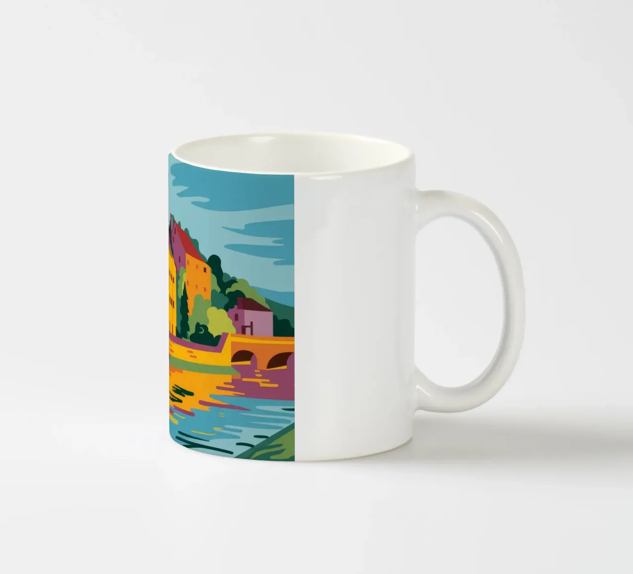 Città del fiume d'oro tazza in ceramica da Chroma Haven
