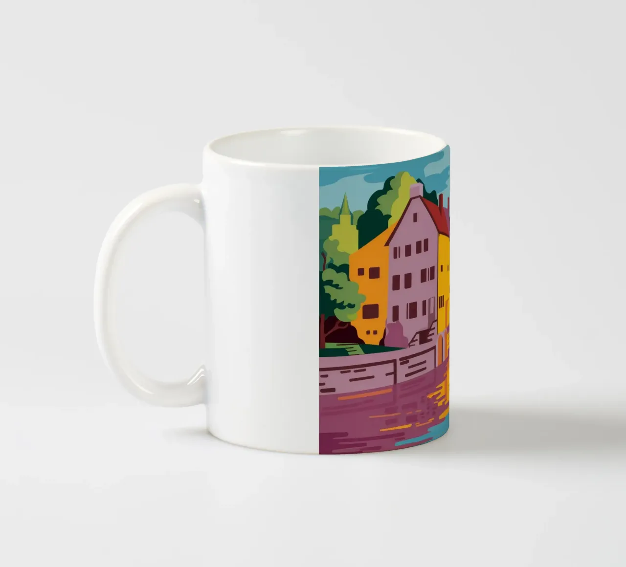Città del fiume d'oro tazza in ceramica da Chroma Haven